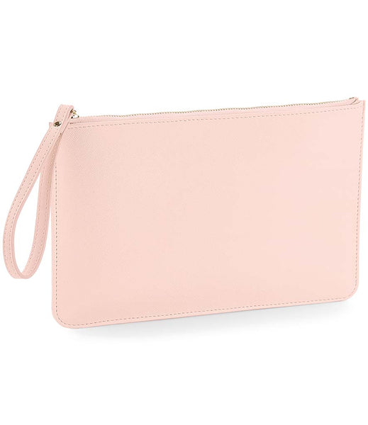 Personalised PU Leather Boutique Clutch Bag/Wallet/Accessory Pouch in 12 colour choices