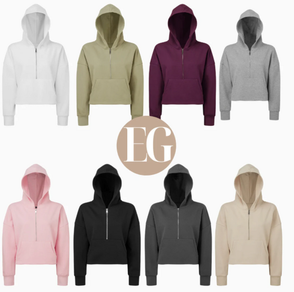 Oversized Personalised Breastfeeding Friendly Jumper/Hoodie/Sweatshirt With Zip, Pockets and Hood. 8 Colour Choices. Sizes 6-22