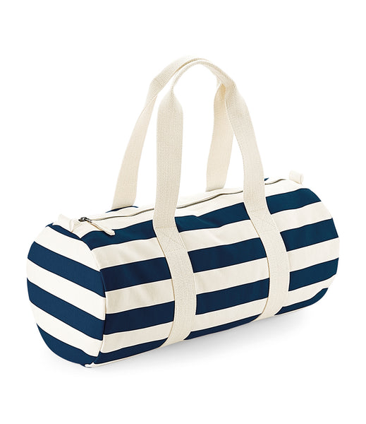 Nautical Barrel Bag - 3 Colour Choices - Personalisation Option