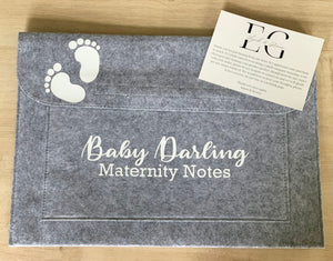 Personalised Maternity Note Folder