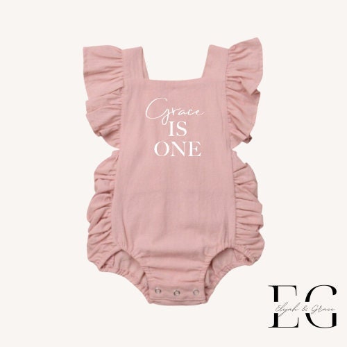 Personalised Baby Romper - Ideal for 1st Birthday or special occasion