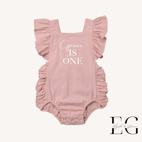 Personalised Baby Romper - Ideal for 1st Birthday or special occasion