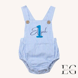 Personalised Baby Romper - Ideal for 1st Birthday or special occasion