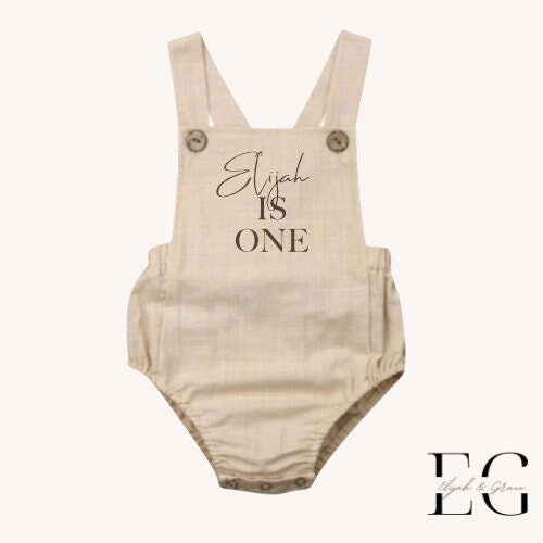 Personalised Baby Romper - Ideal for 1st Birthday or special occasion