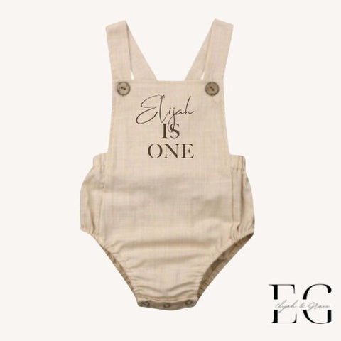 Personalised Baby Romper - Ideal for 1st Birthday or special occasion