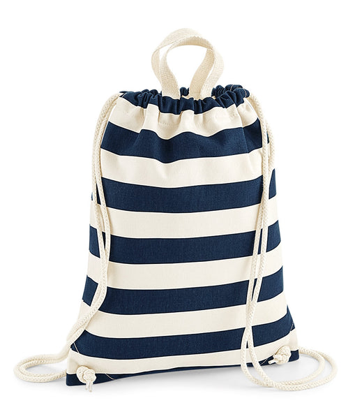 Personalised Nautical Gymsac/Gym Bag/ Nursery Bag - Ideal For Family Swimming - Choice Of 3 Colours