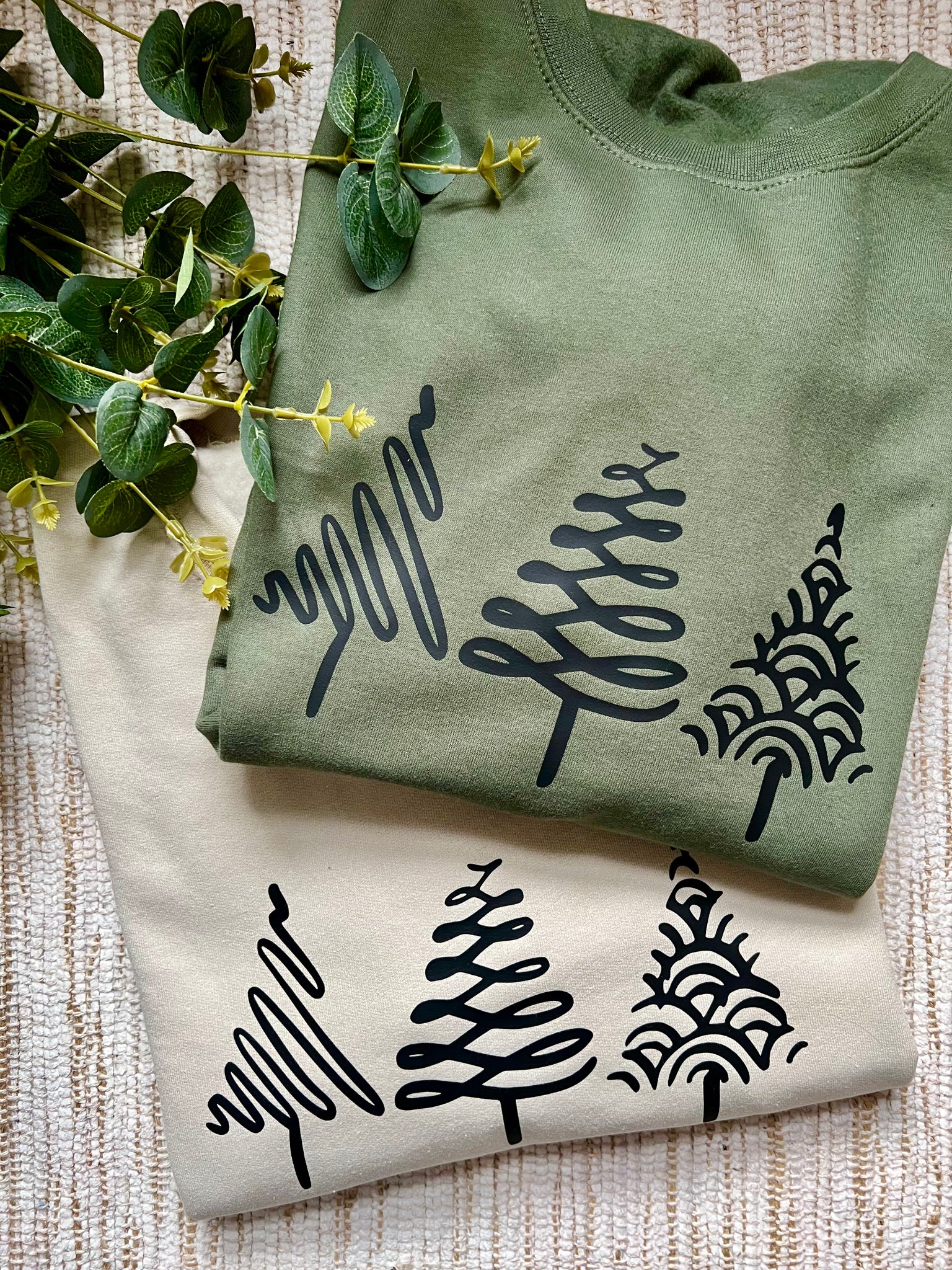 Simplistic Christmas Tree Sweatshirt